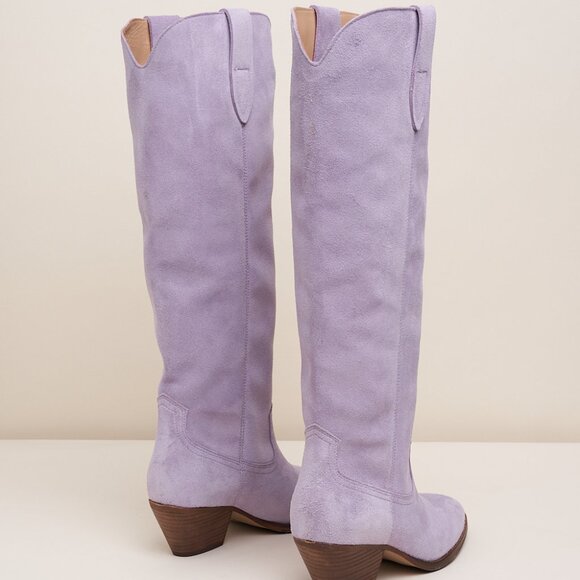 Charlotte Stone Agatha Knee High Boot in Fog Size 9 - Picture 8 of 9